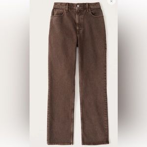 Abercrombie Ultra High Rise 90’s Straight Jean.